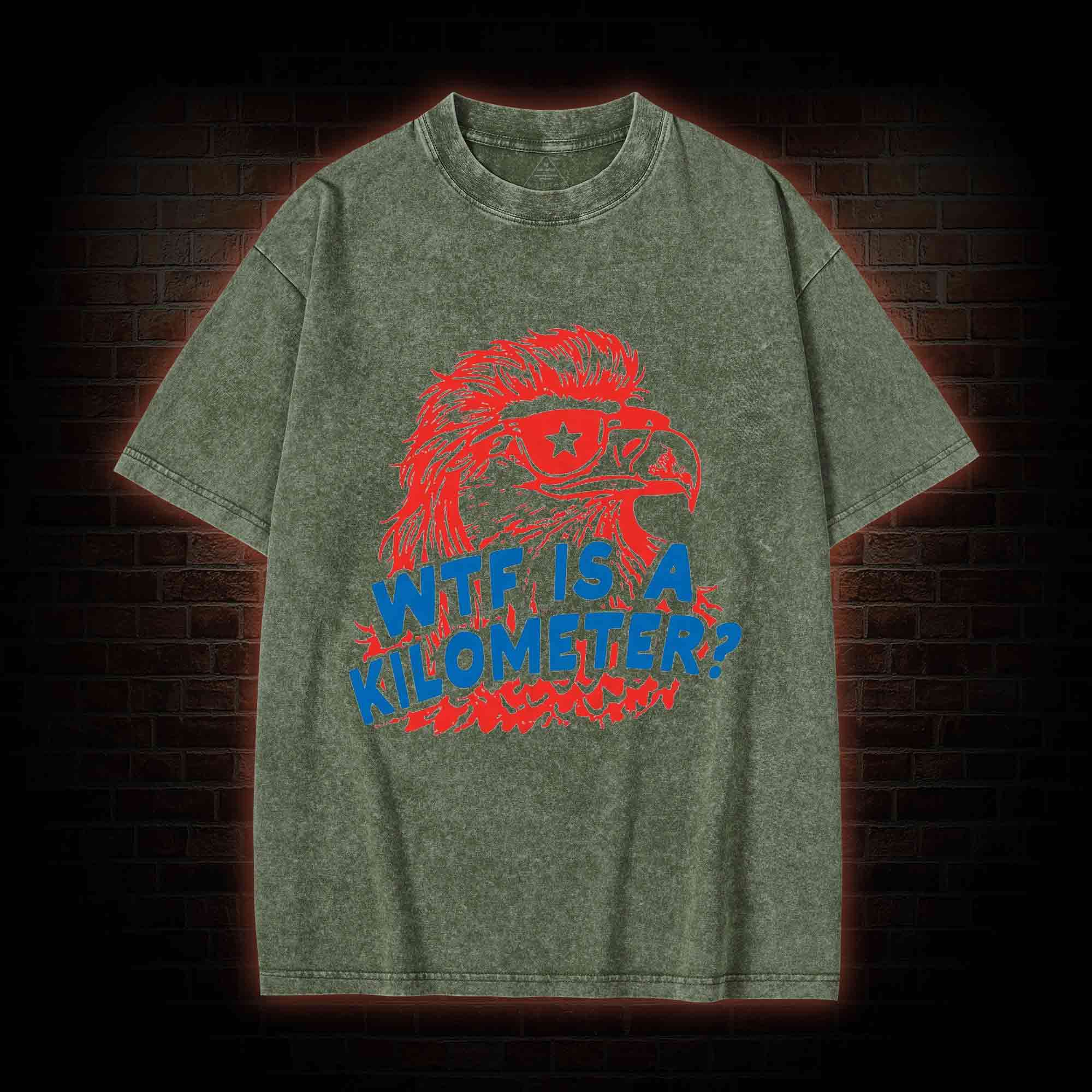 WTF is A Kilometer Washed T-shirt