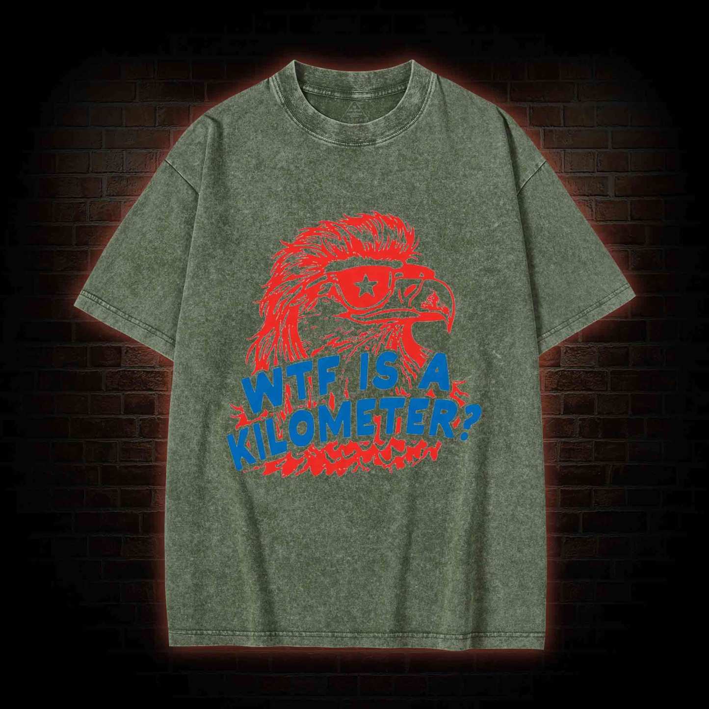 WTF is A Kilometer Washed T-shirt