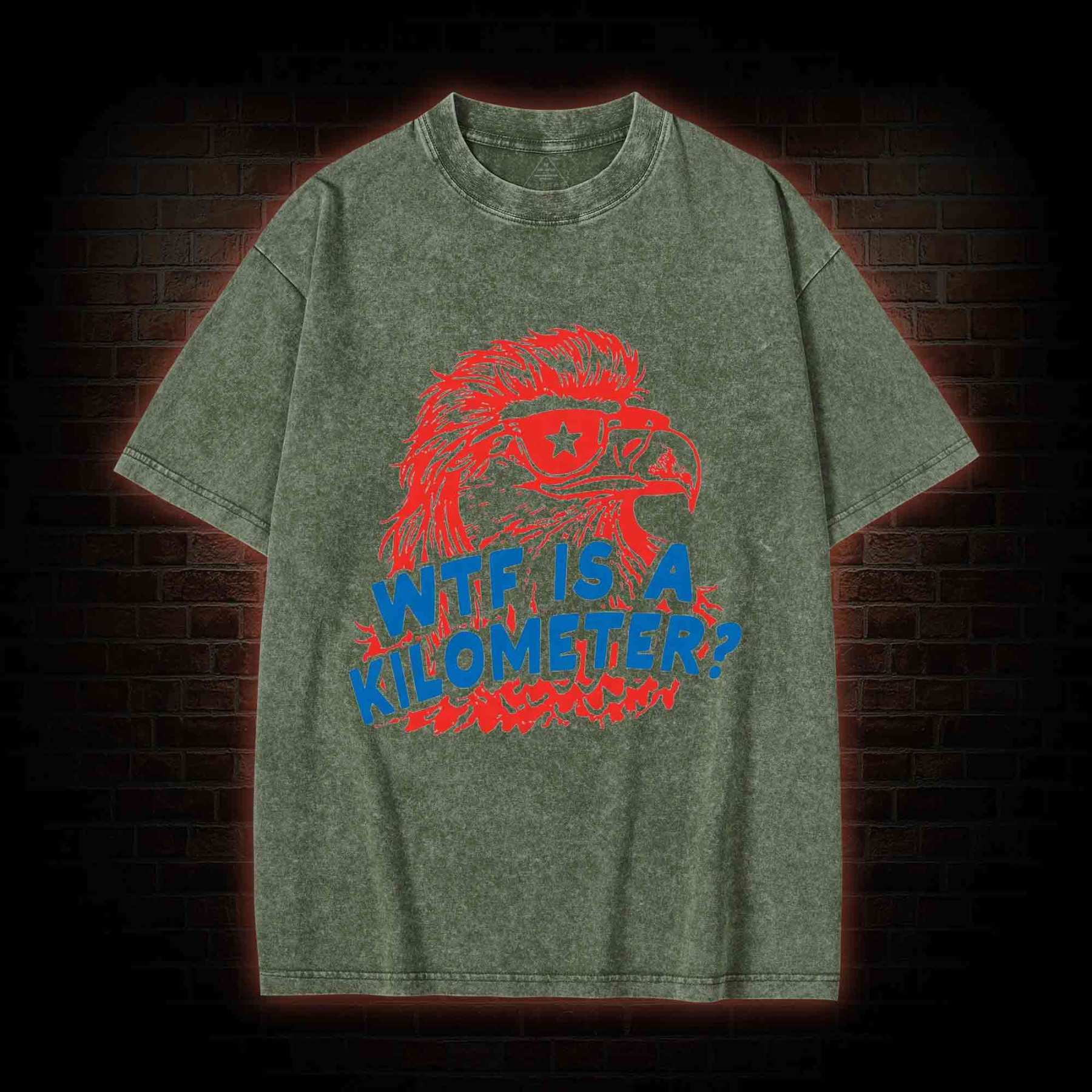 WTF is A Kilometer Washed T-shirt