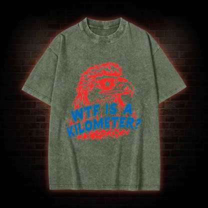 WTF is A Kilometer Washed T-shirt