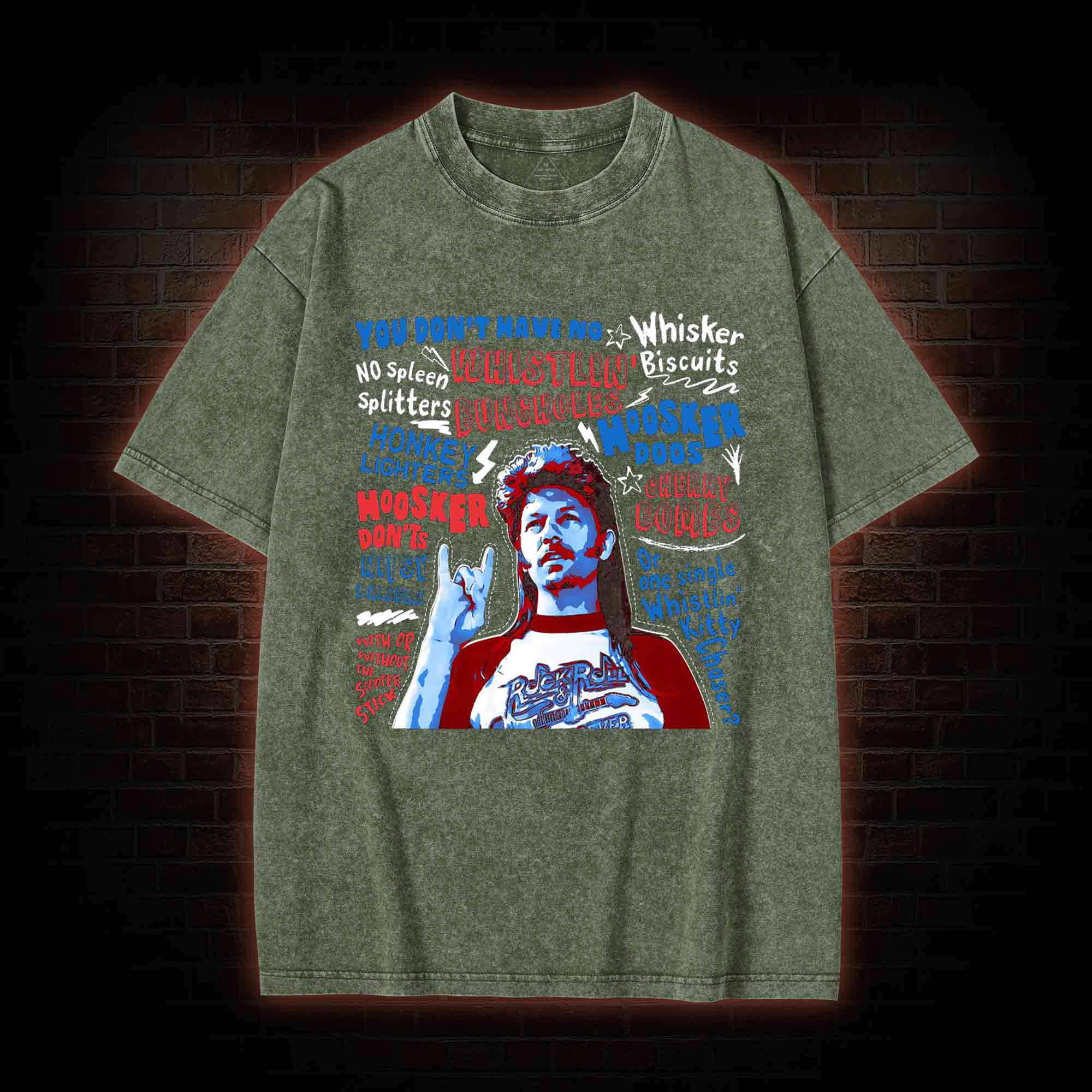 Whistling Bungholes Washed T-shirt