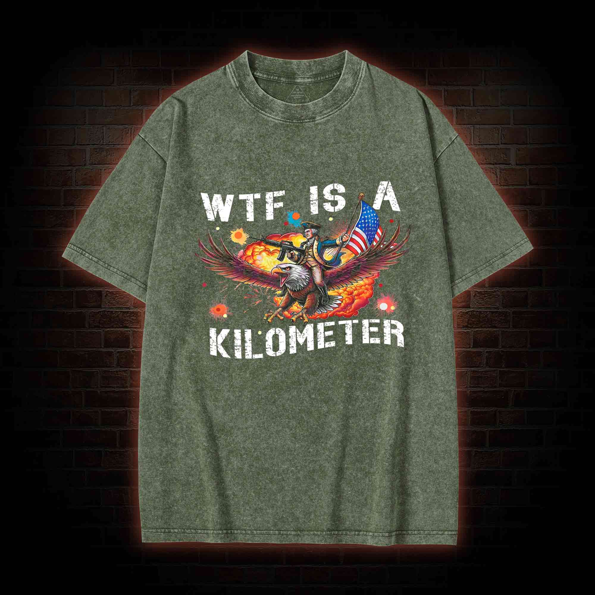 WTF is A Kilometer Washed T-shirt