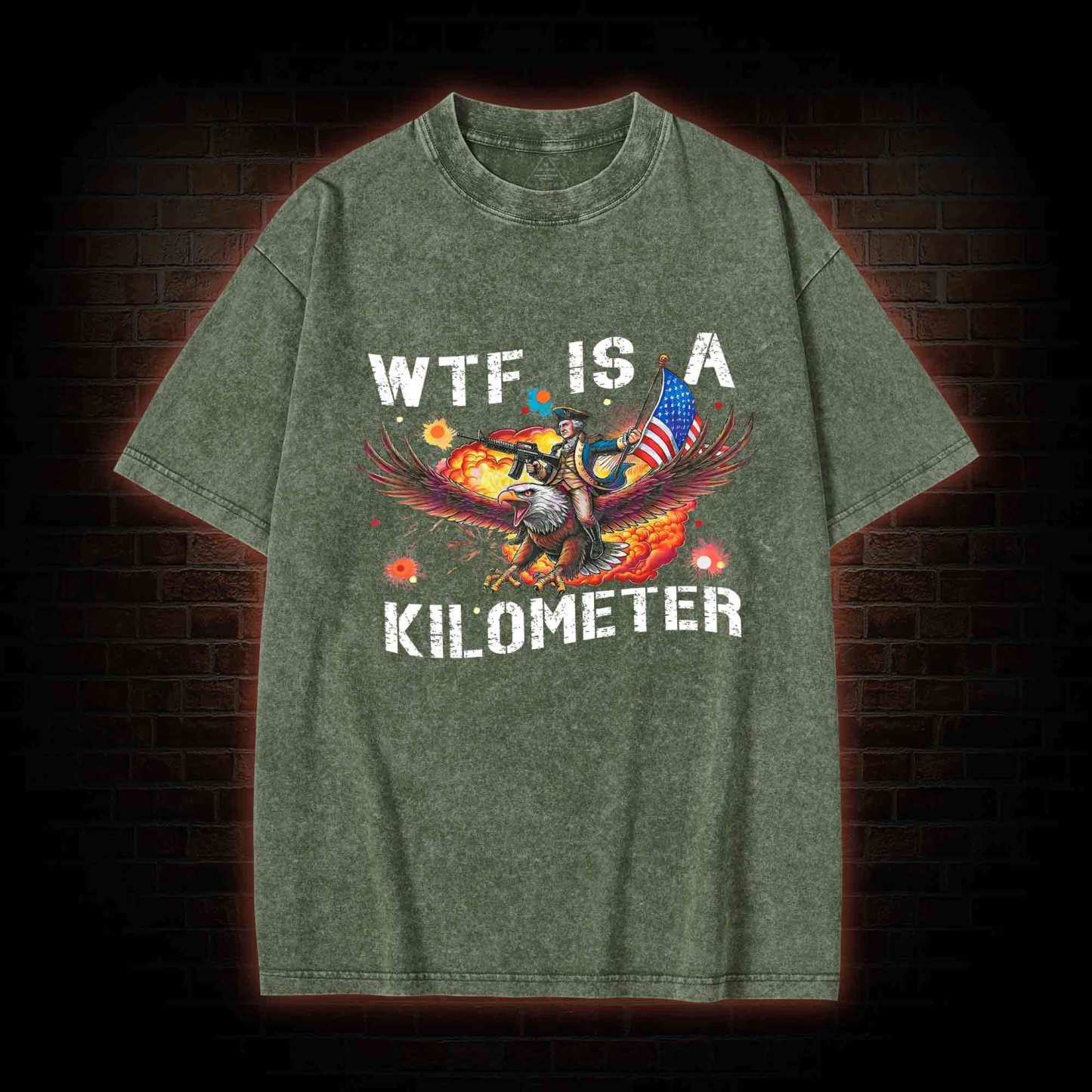 WTF is A Kilometer Washed T-shirt