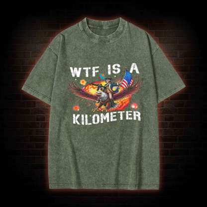 WTF is A Kilometer Washed T-shirt