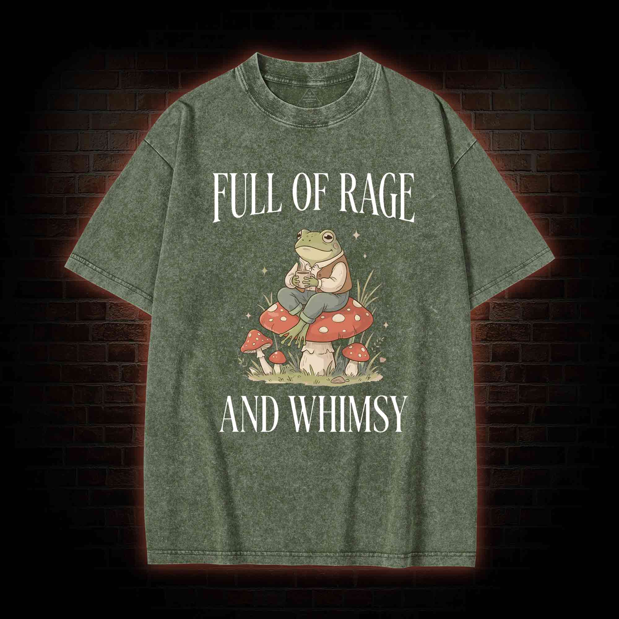 Full of Rage and Whimsy Washed T-shirt