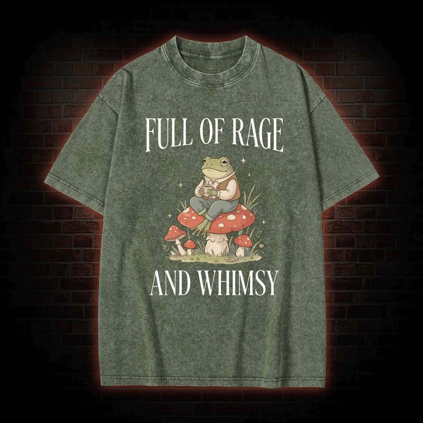 Full of Rage and Whimsy Washed T-shirt