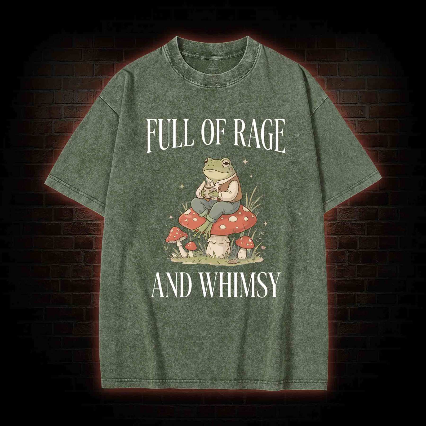 Full of Rage and Whimsy Washed T-shirt