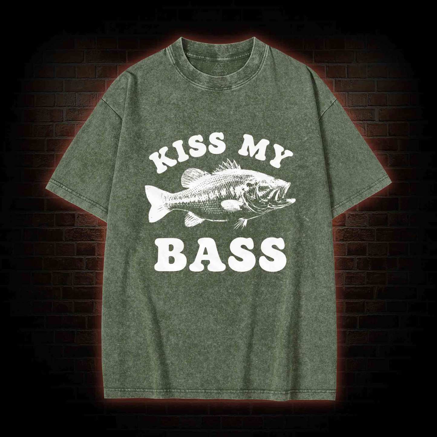 Kiss My Bass Washed T-shirt