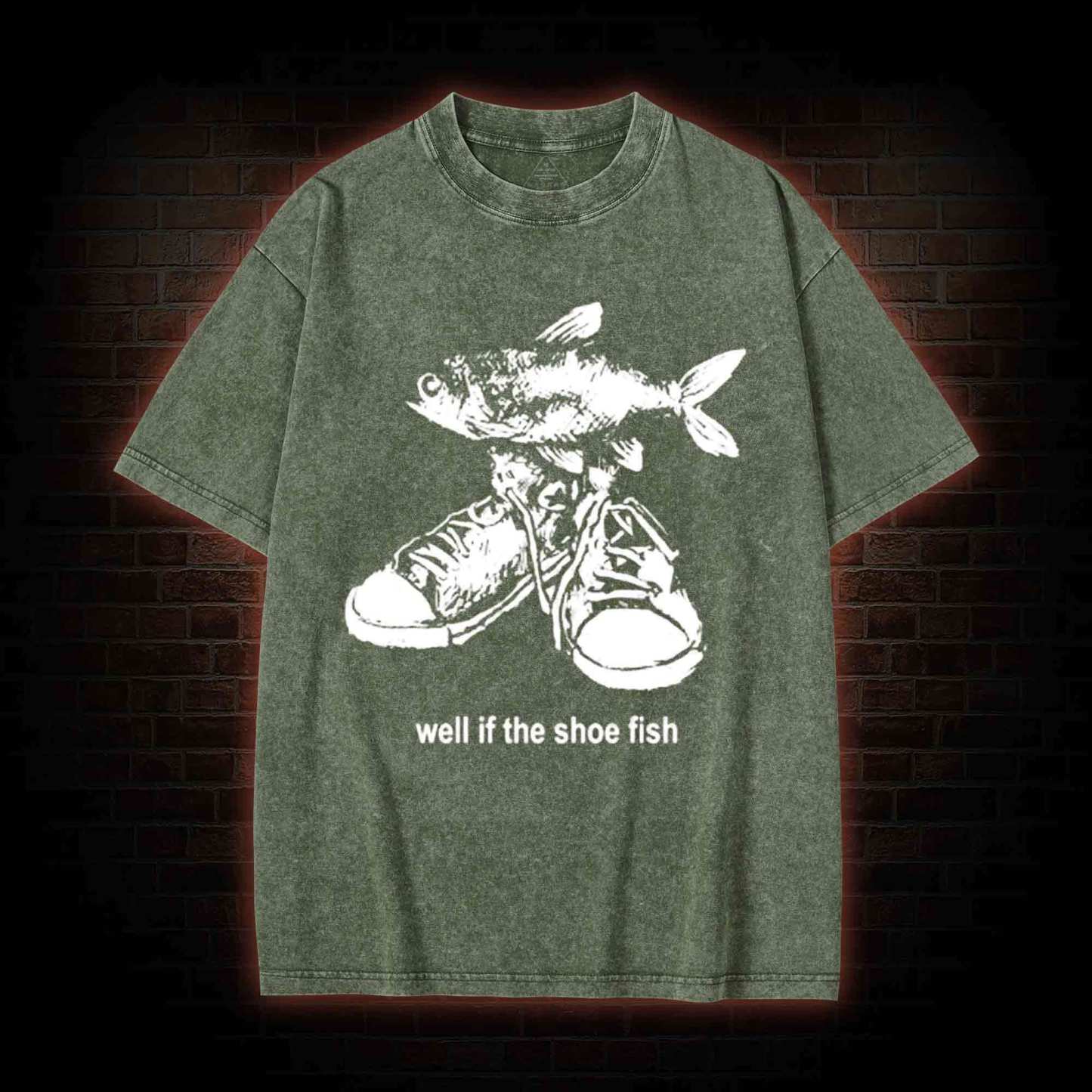 Well if the Shoe Fish Washed T-shirt