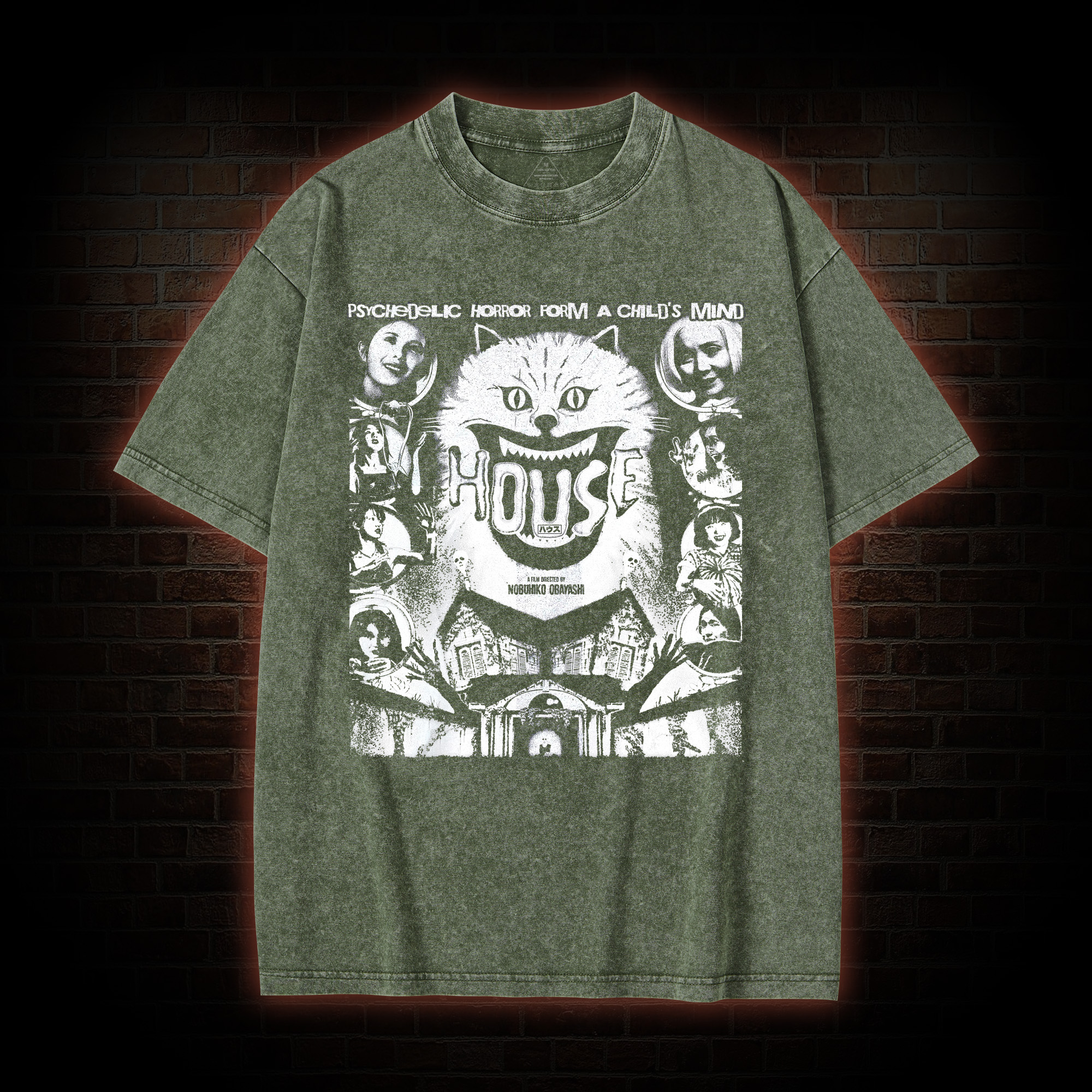 Psychedelic Horror from a Child's Mind Washed T-shirt