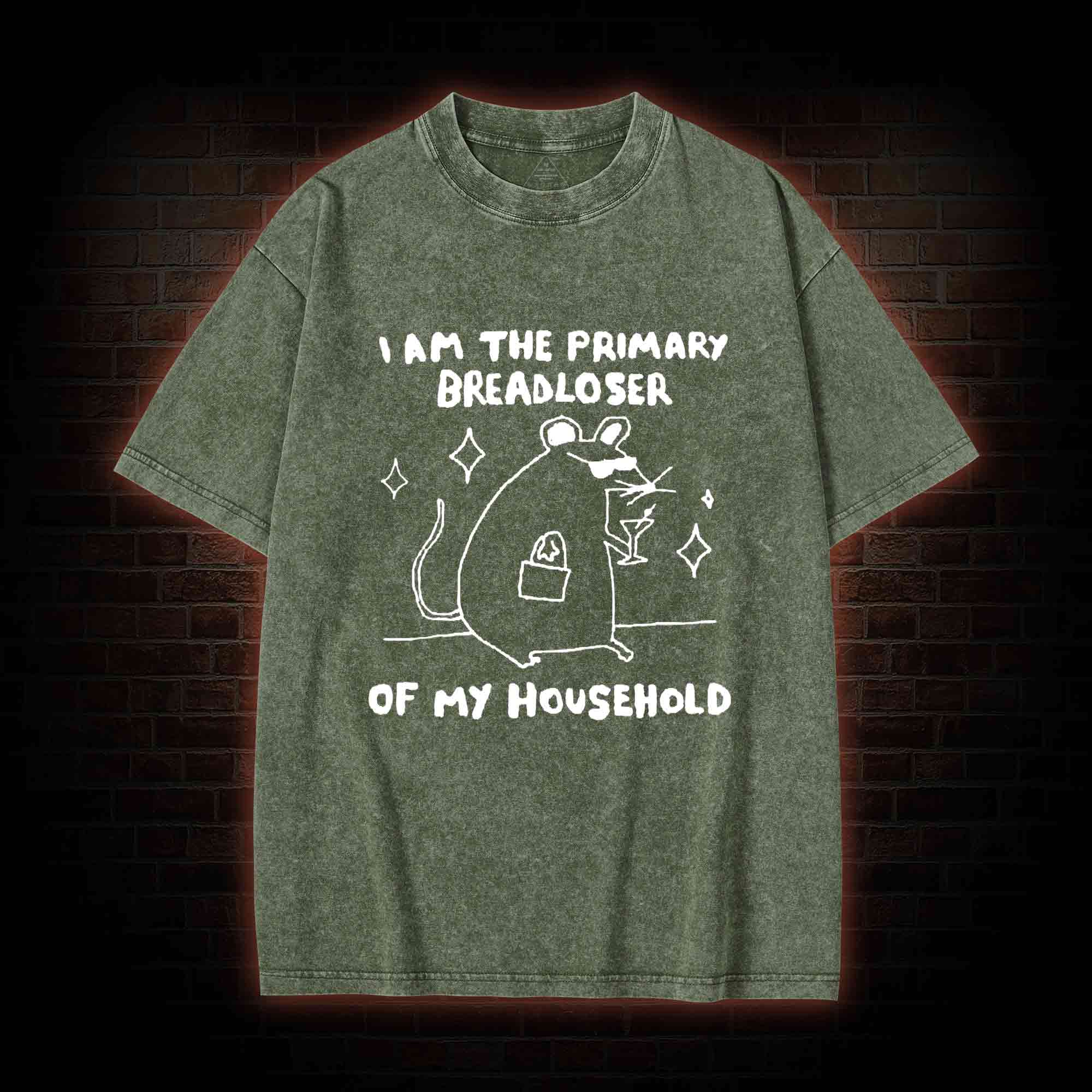 I am the Primary Beradloser Washed T-shirt
