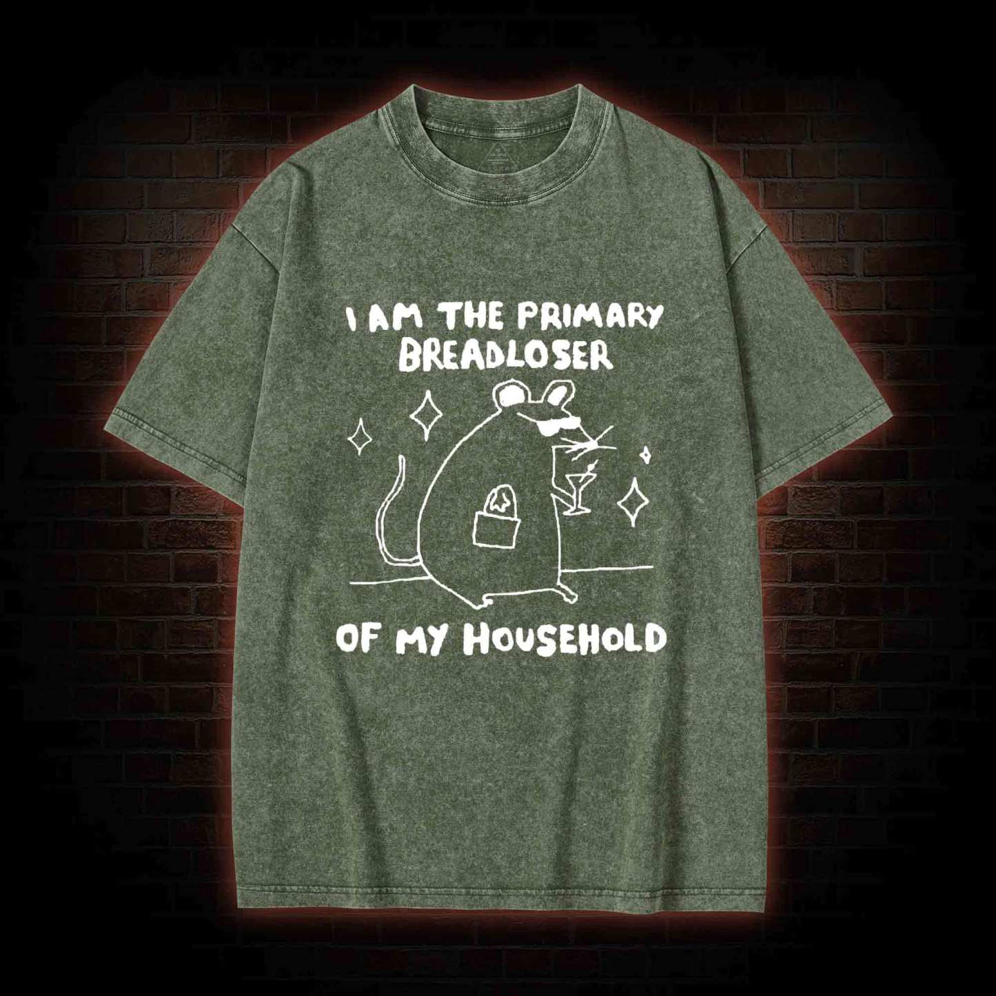 I am the Primary Beradloser Washed T-shirt