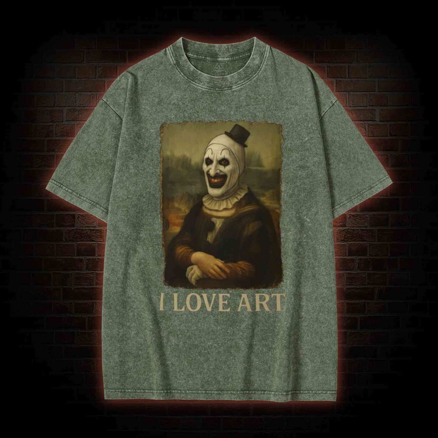 I Love Art Washed T-shirt
