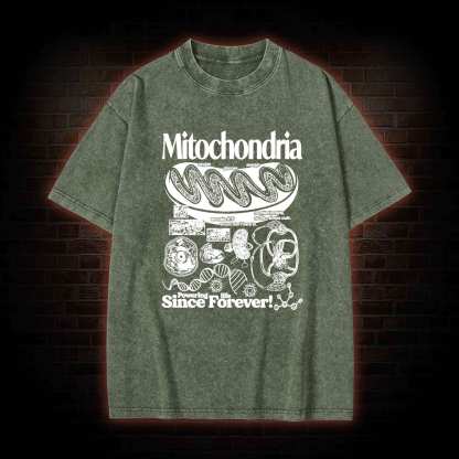 Mitochondria Washed T-shirt