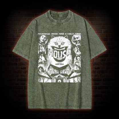 Psychedelic Horror from a Child's Mind Washed T-shirt