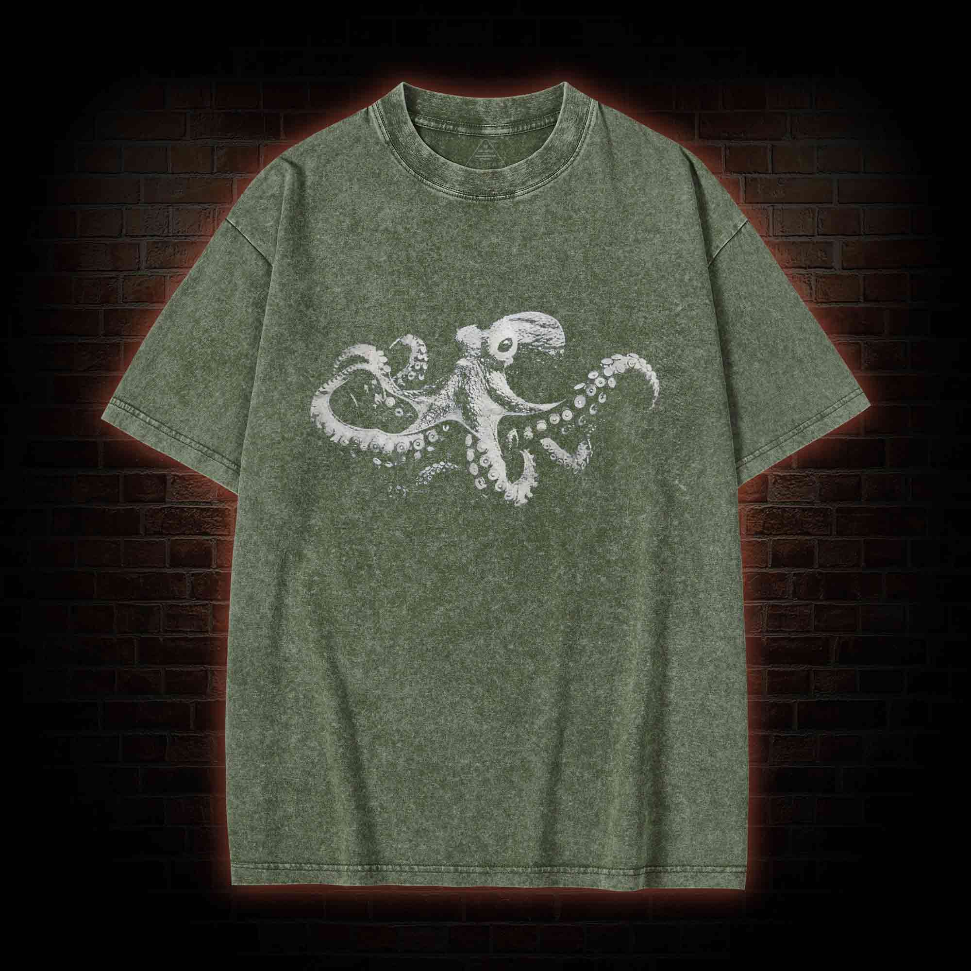 Octopus Washed T-shirt