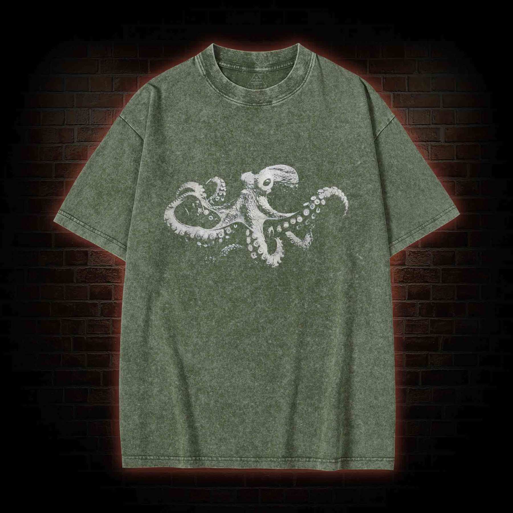 Octopus Washed T-shirt