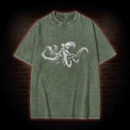 Octopus Washed T-shirt