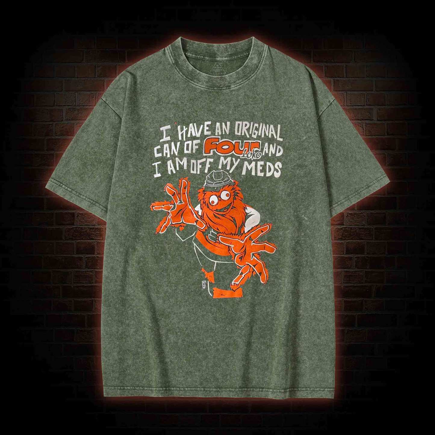 Off My Meds Washed T-shirt