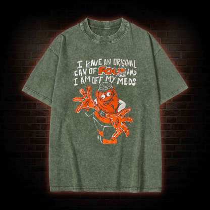 Off My Meds Washed T-shirt