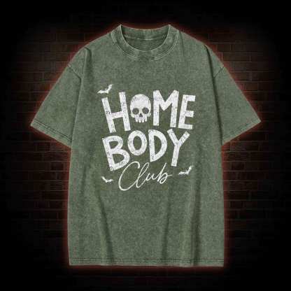 Goth Home Body Club Washed T-shirt