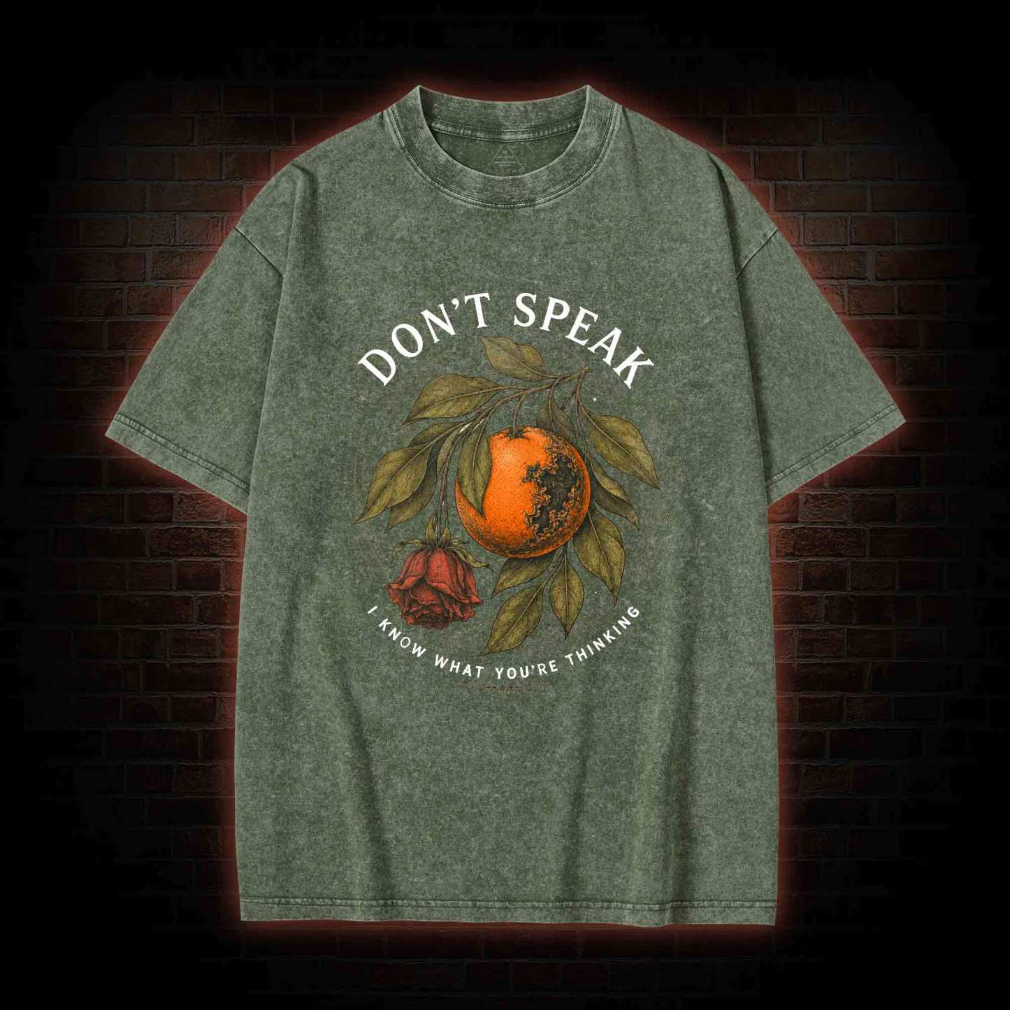 Don’t Speak Orange Washed T-shirt