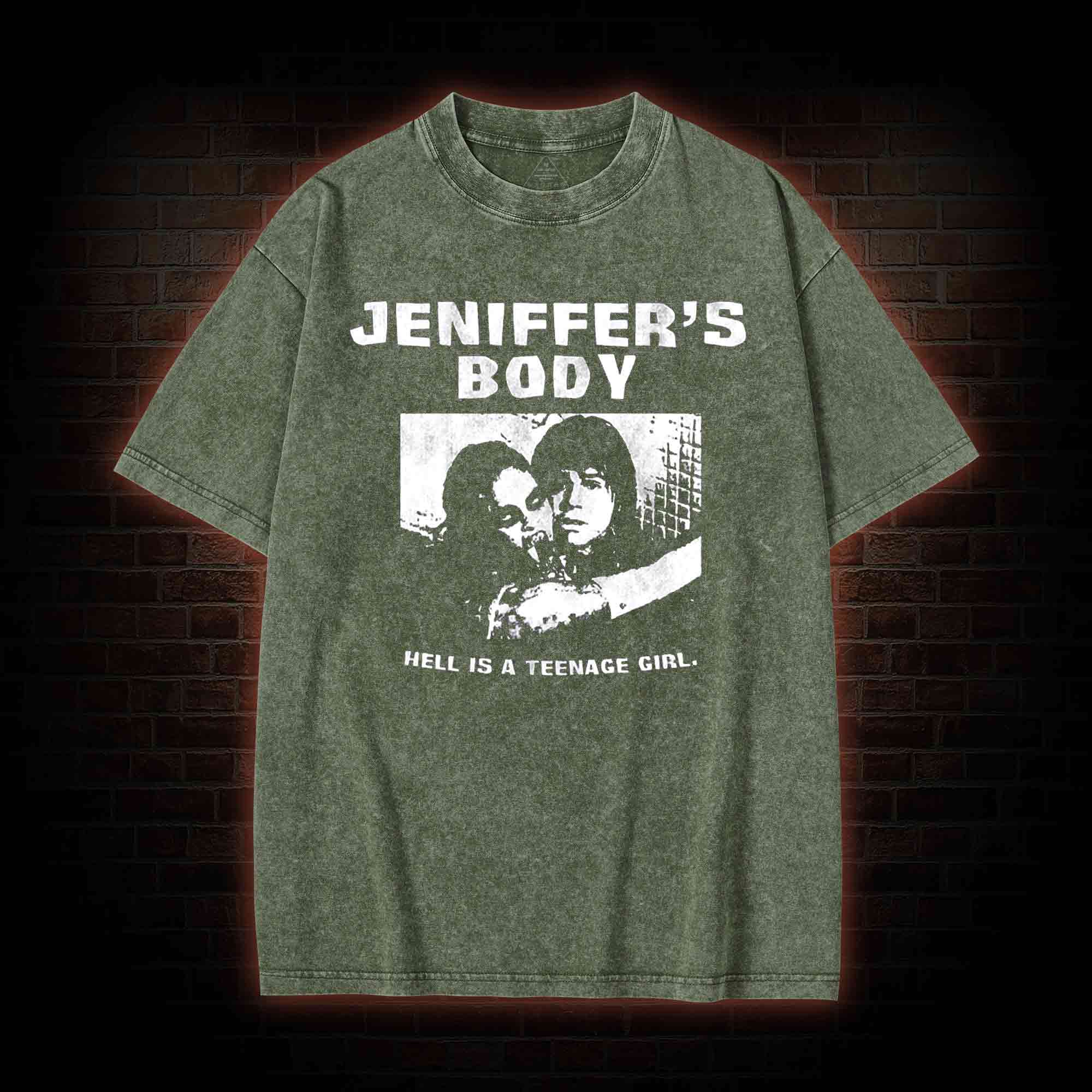 Hell is a Teenage Girl Washed T-shirt