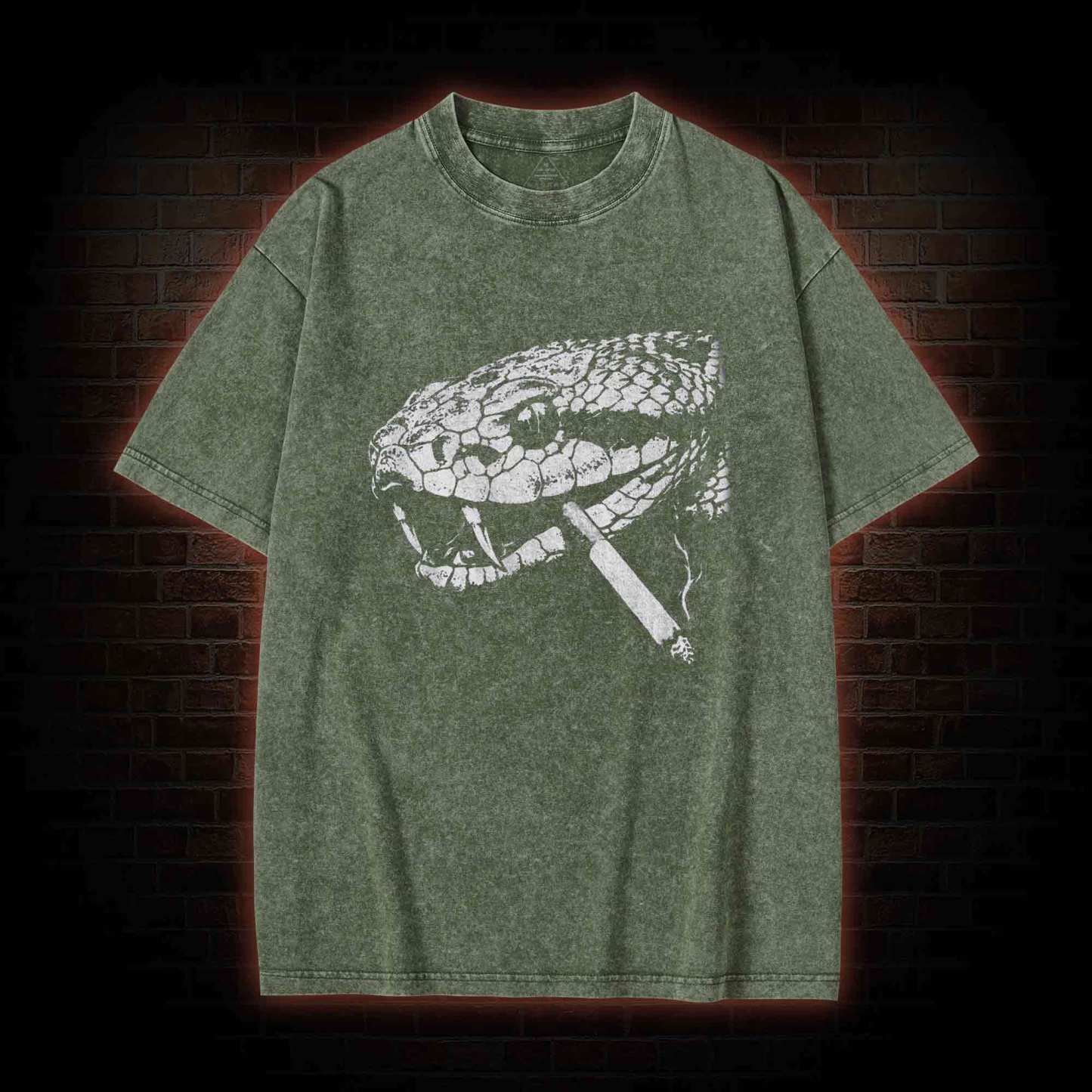 Snake Smoke Washed T-shirt