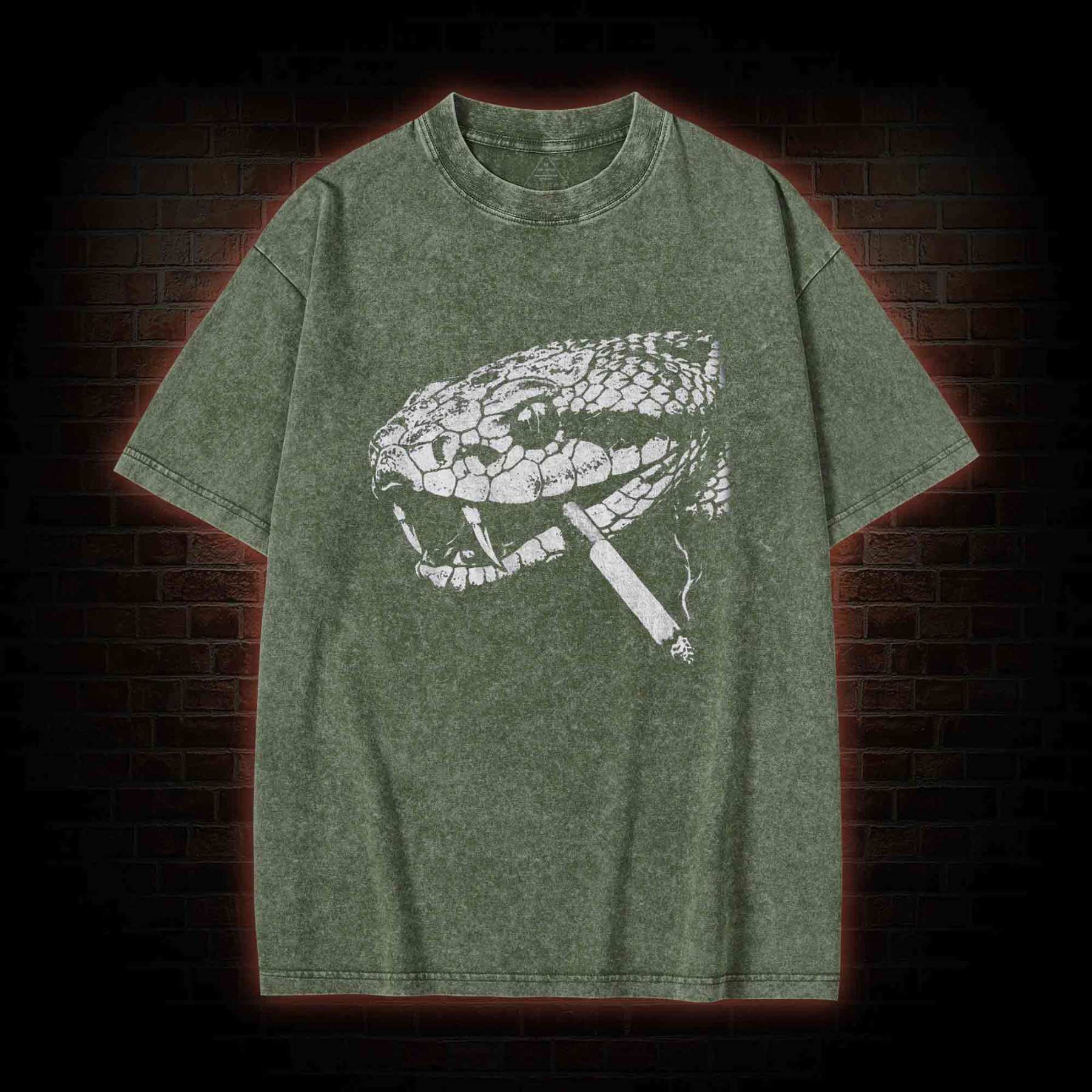 Snake Smoke Washed T-shirt