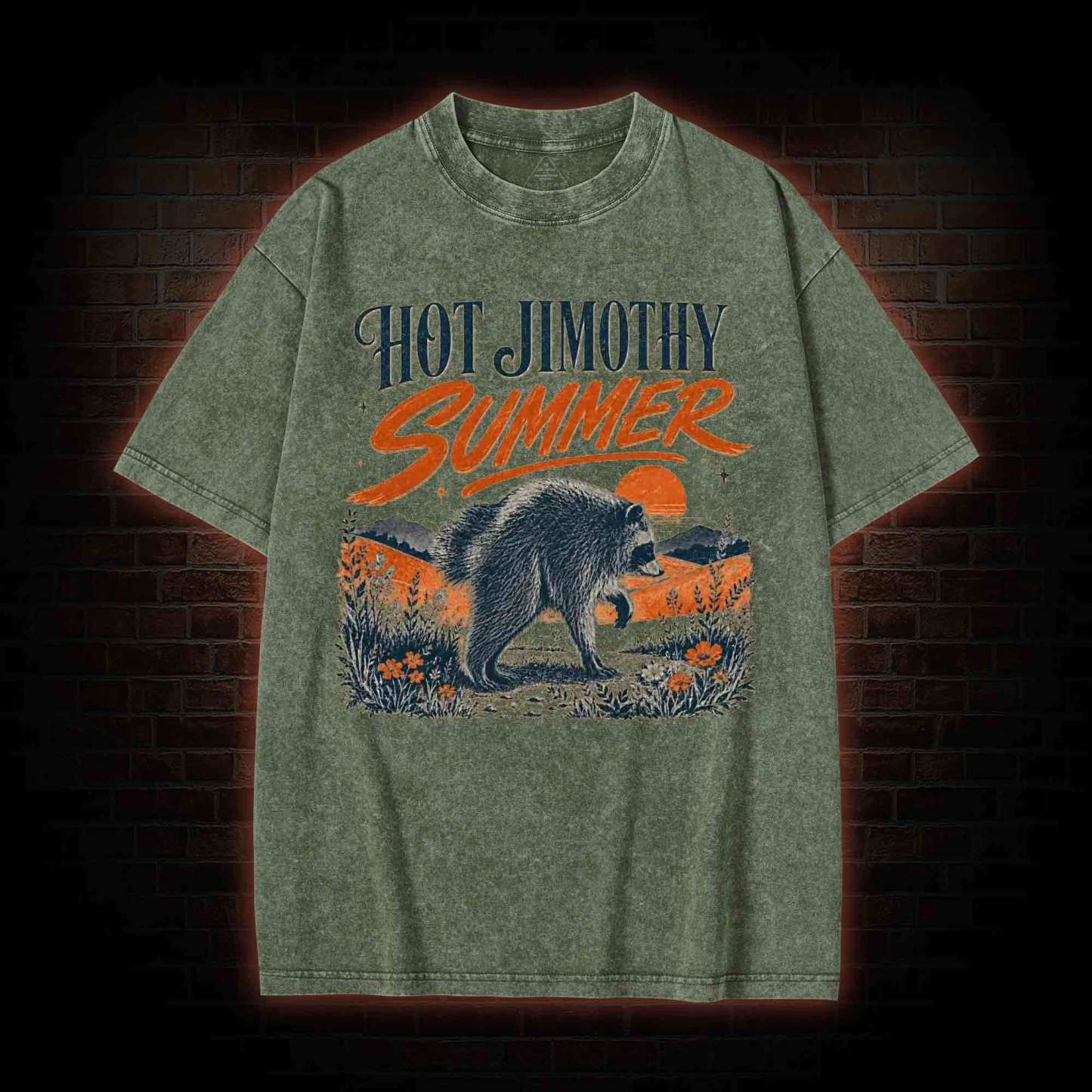 Hot Jimothy Summer Washed T-shirt
