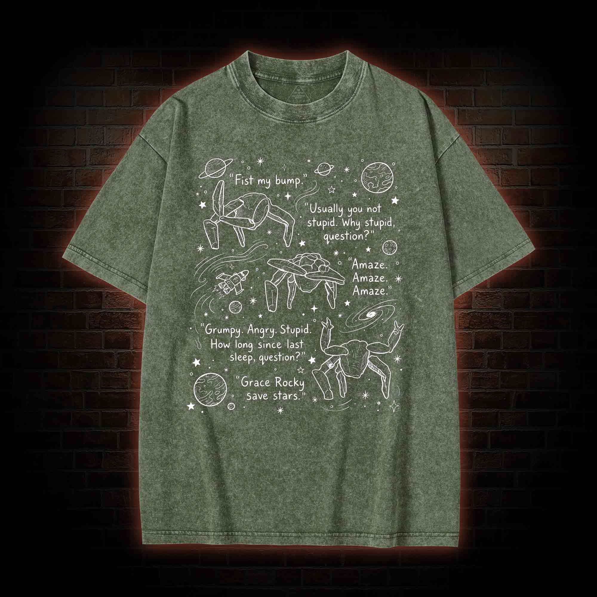 Fist My Bump Washed T-shirt