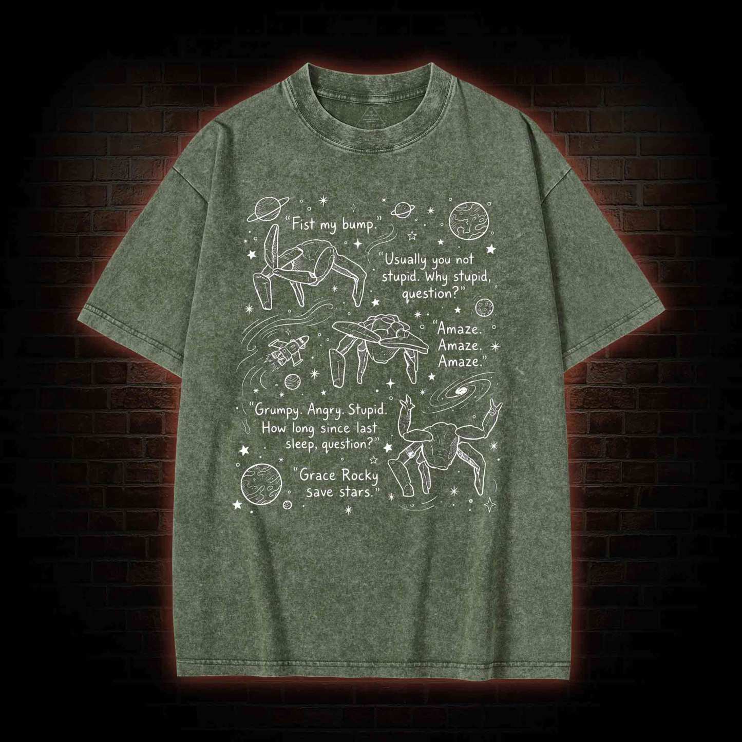 Fist My Bump Washed T-shirt