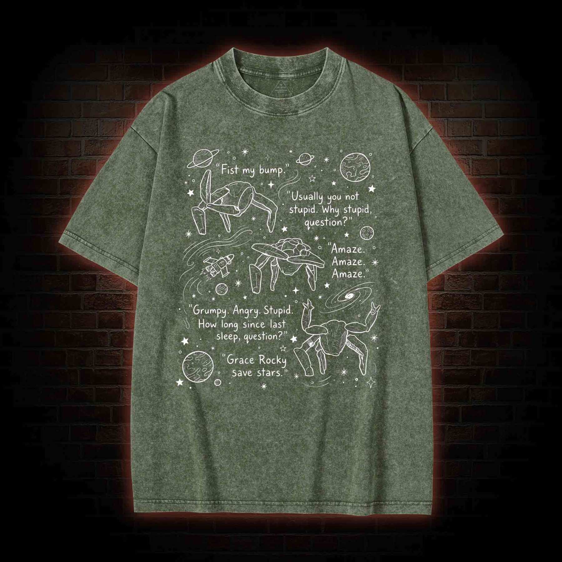 Fist My Bump Washed T-shirt