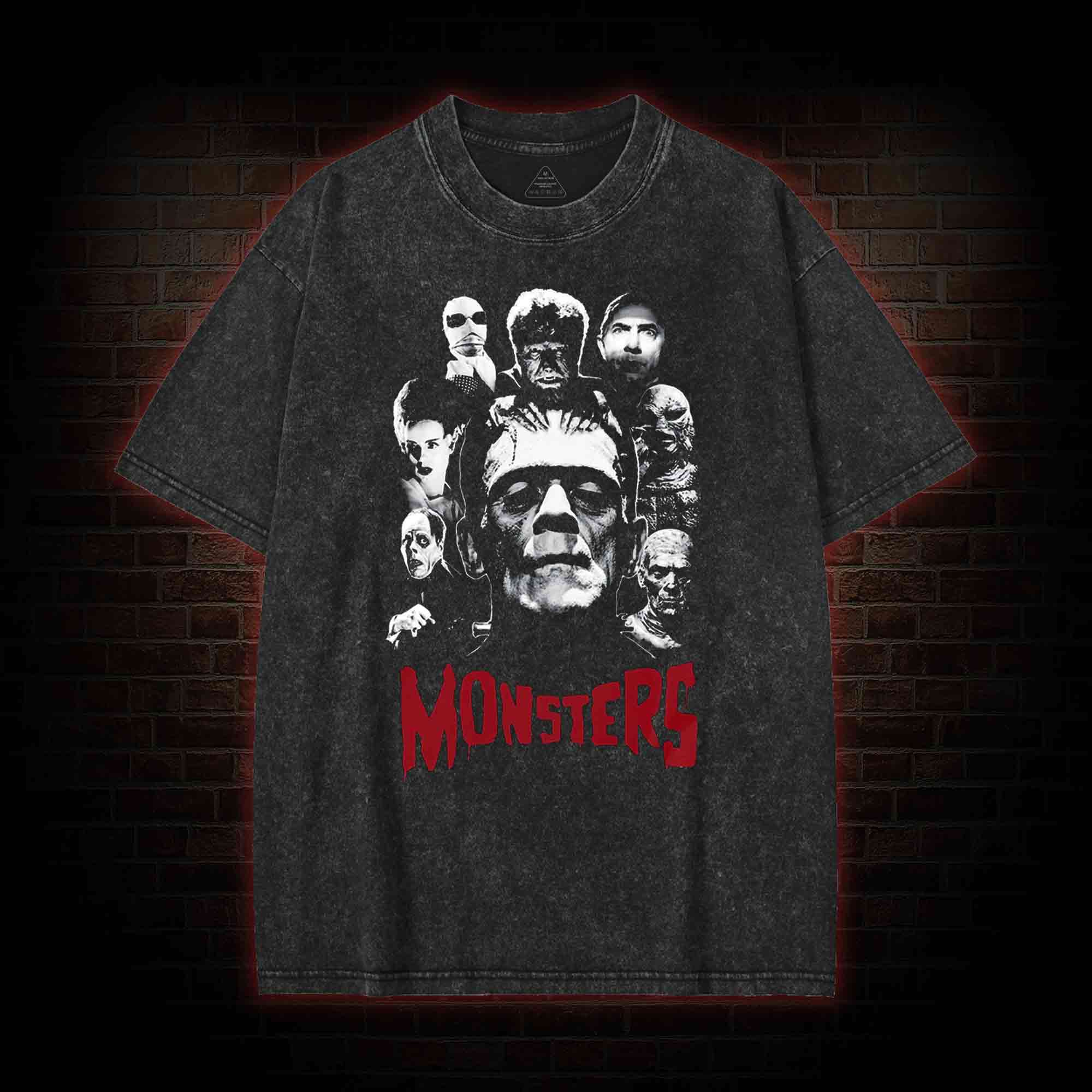 Monsters Washed T-shirt