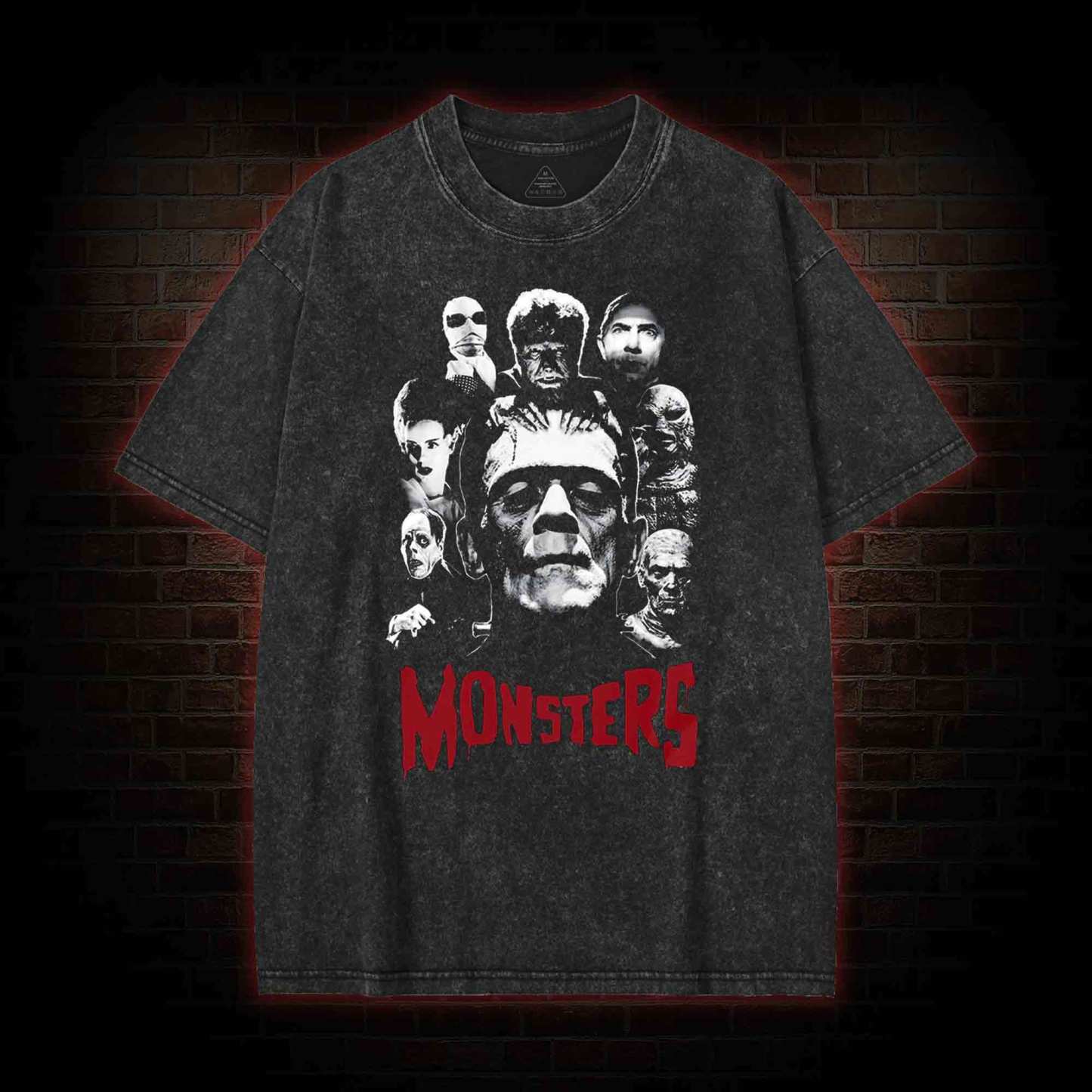 Monsters Washed T-shirt