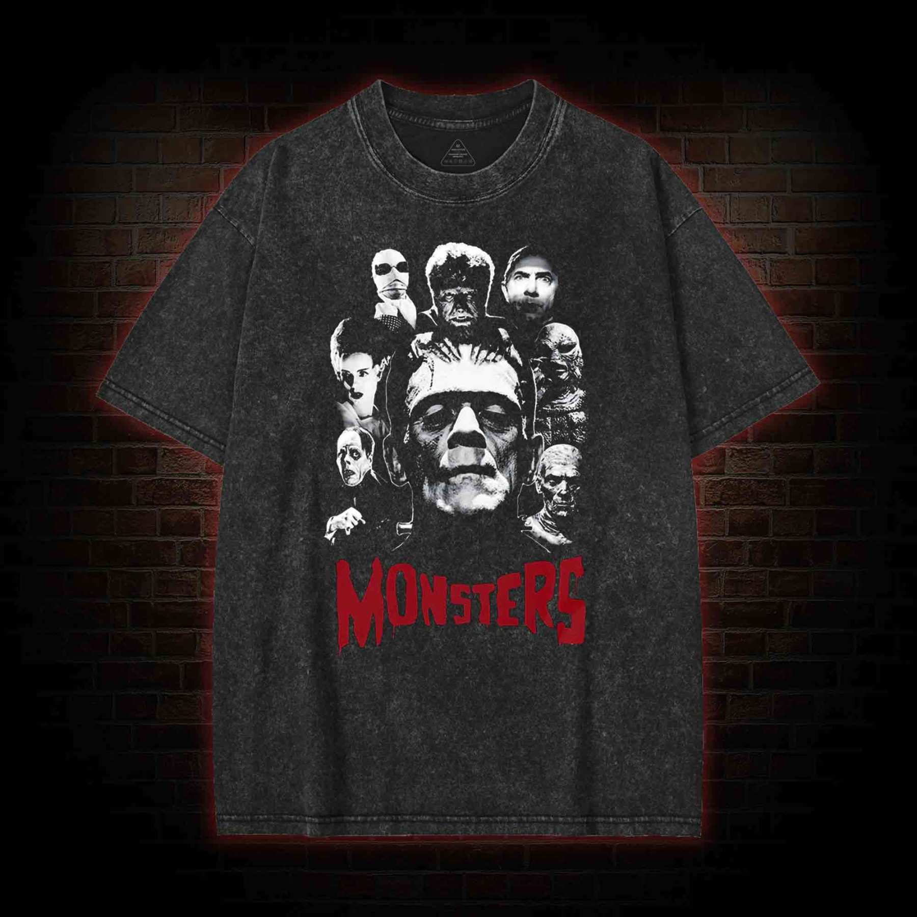 Monsters Washed T-shirt