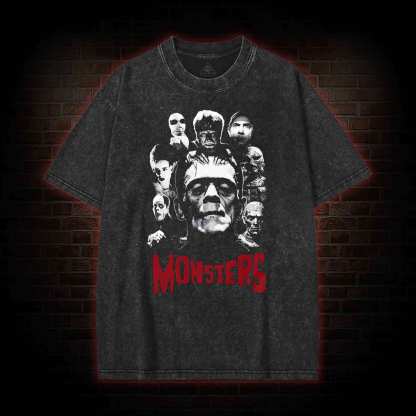 Monsters Washed T-shirt