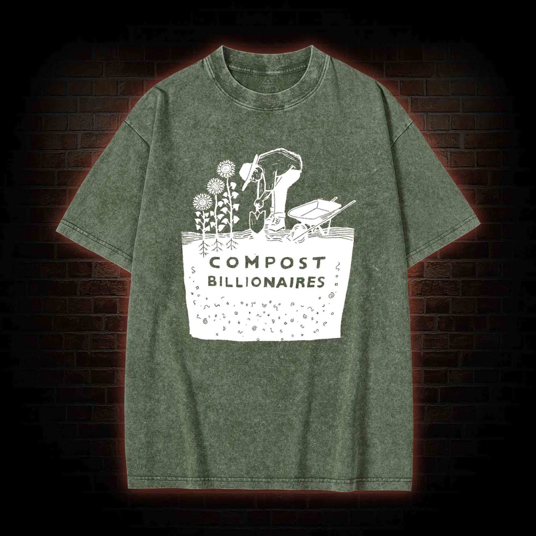 Compost Billionaires Washed T-shirt