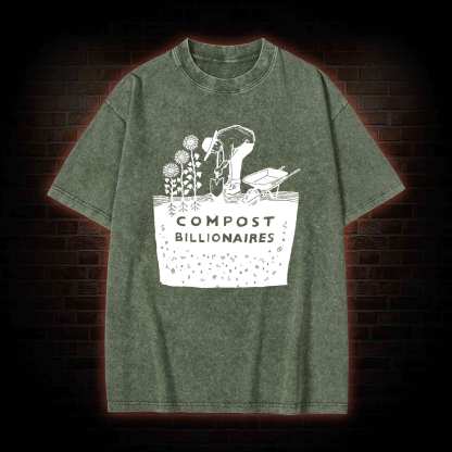 Compost Billionaires Washed T-shirt