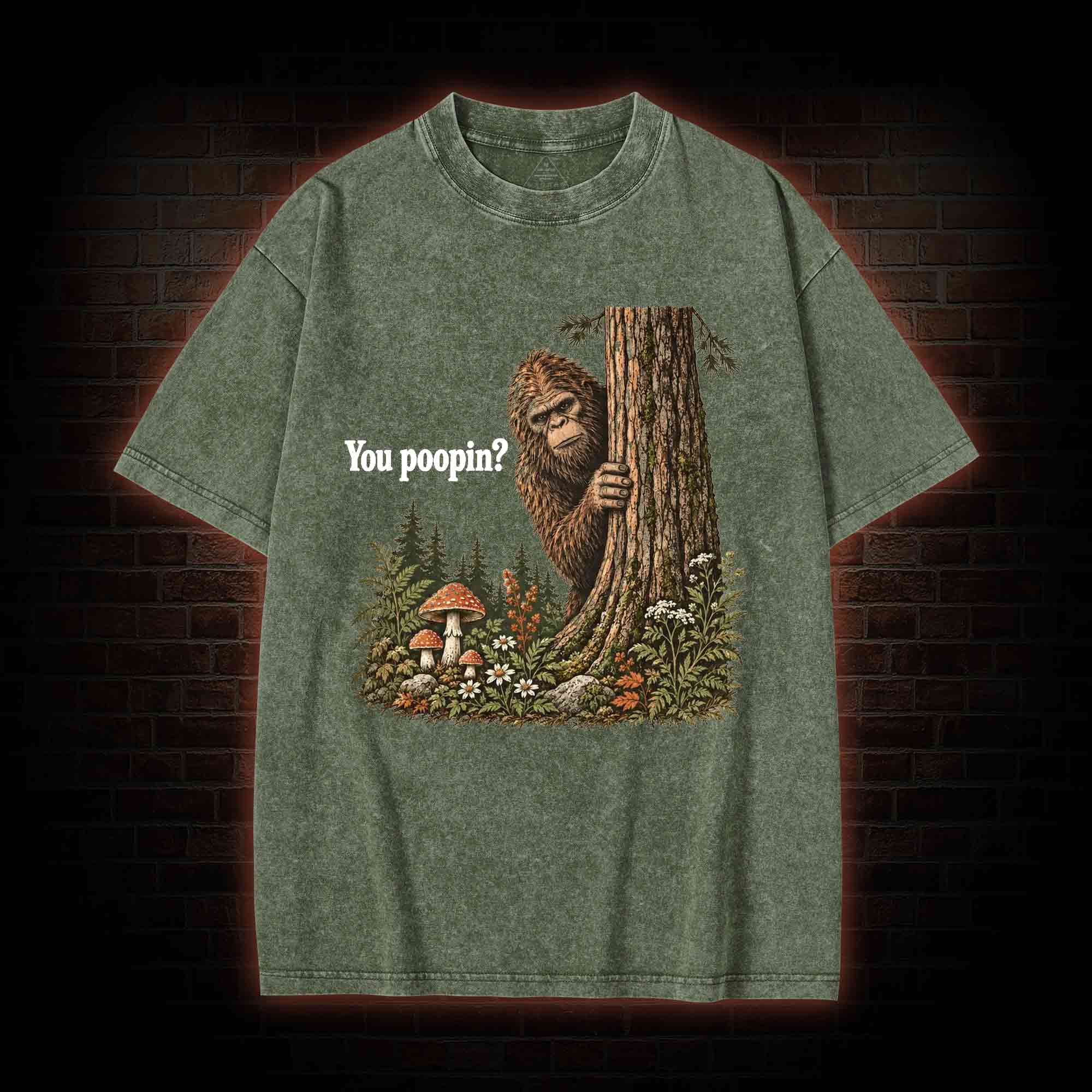 You Poopin Washed T-shirt
