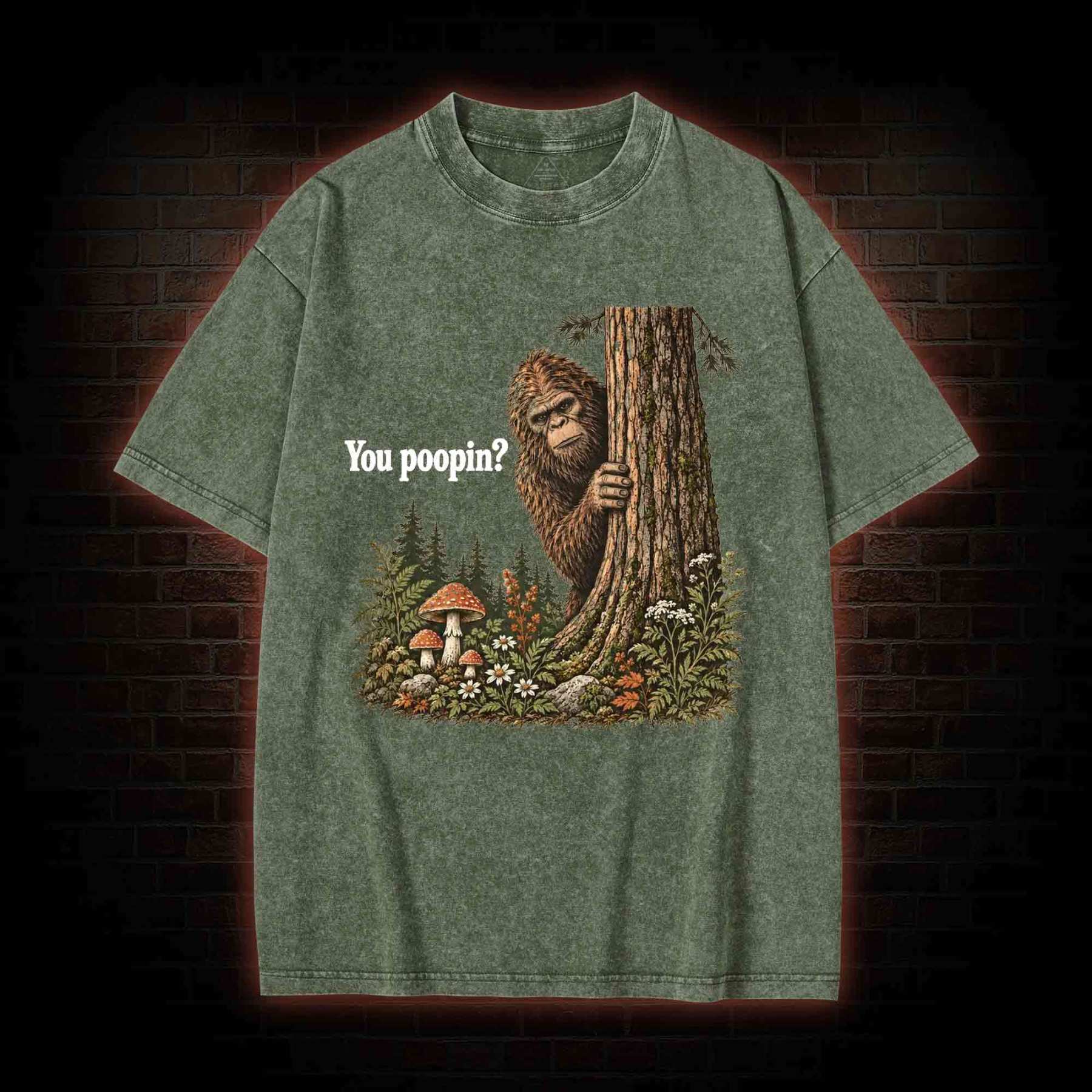 You Poopin Washed T-shirt