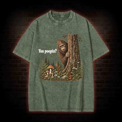 You Poopin Washed T-shirt