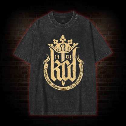 God Save You Washed T-shirt