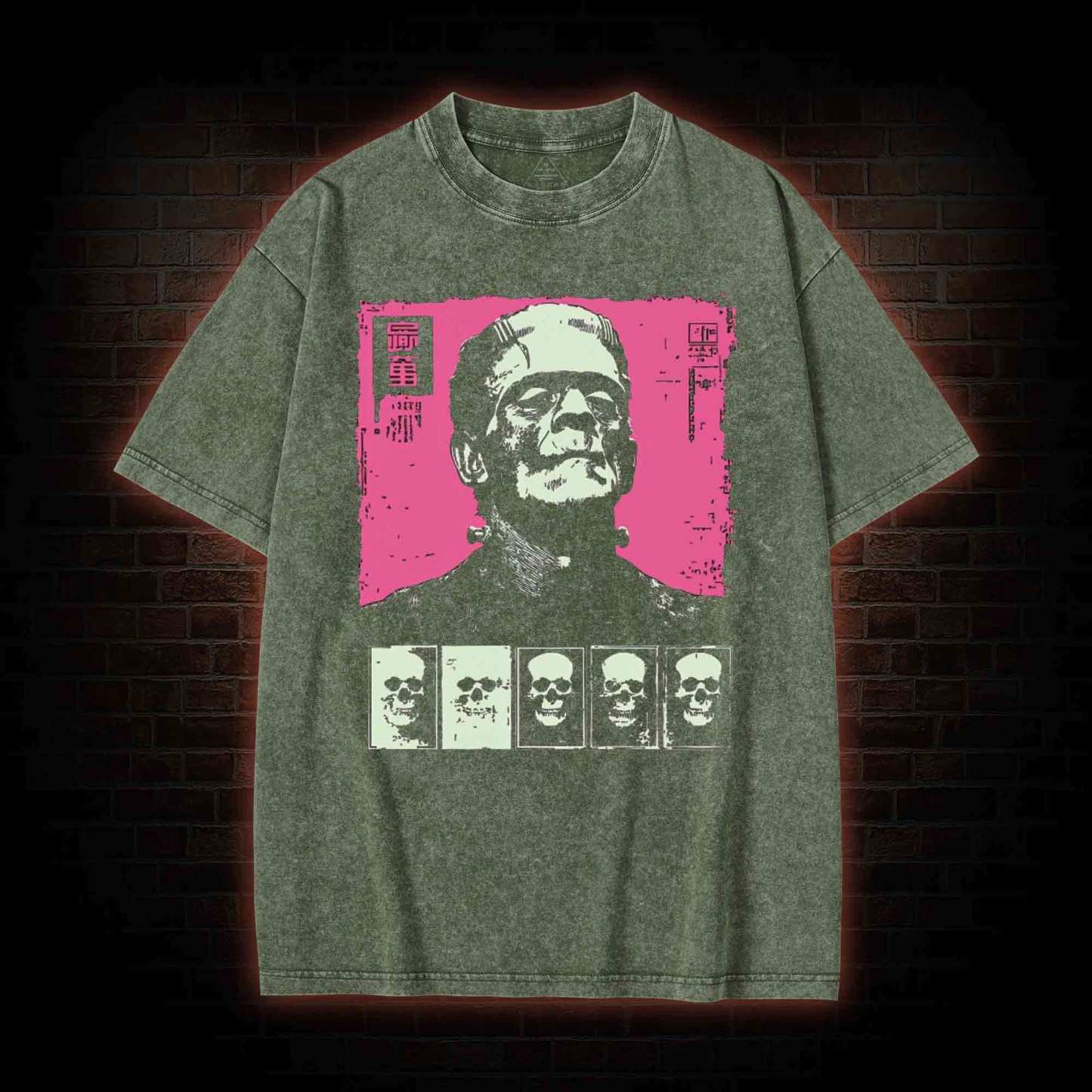 The Man Who Made a Monster Washed T-shirt