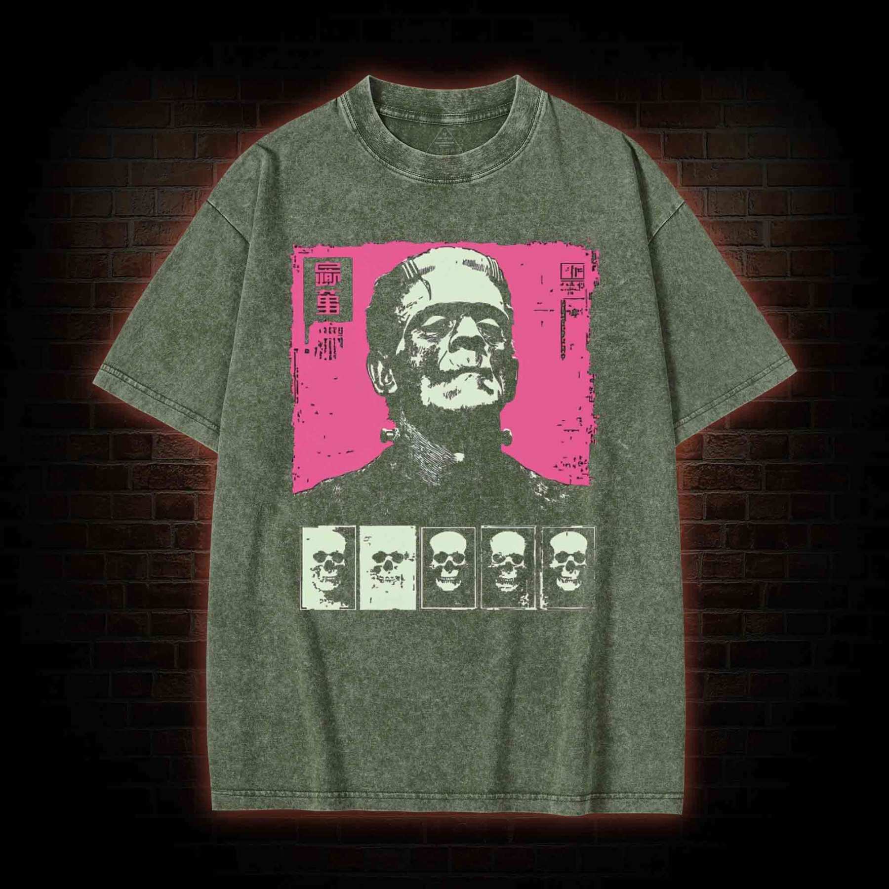 The Man Who Made a Monster Washed T-shirt