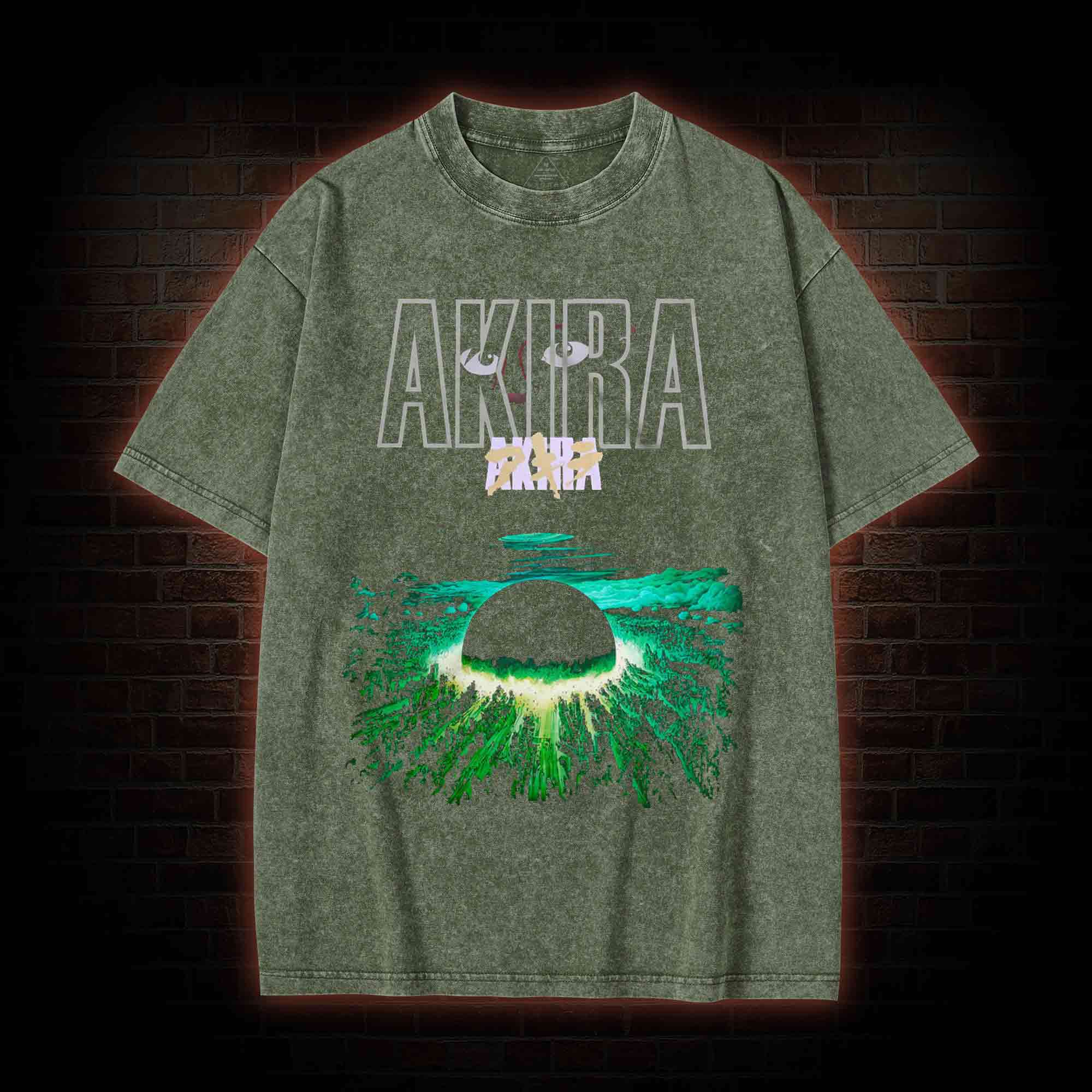 The Destruction of New Tokyo Washed T-shirt