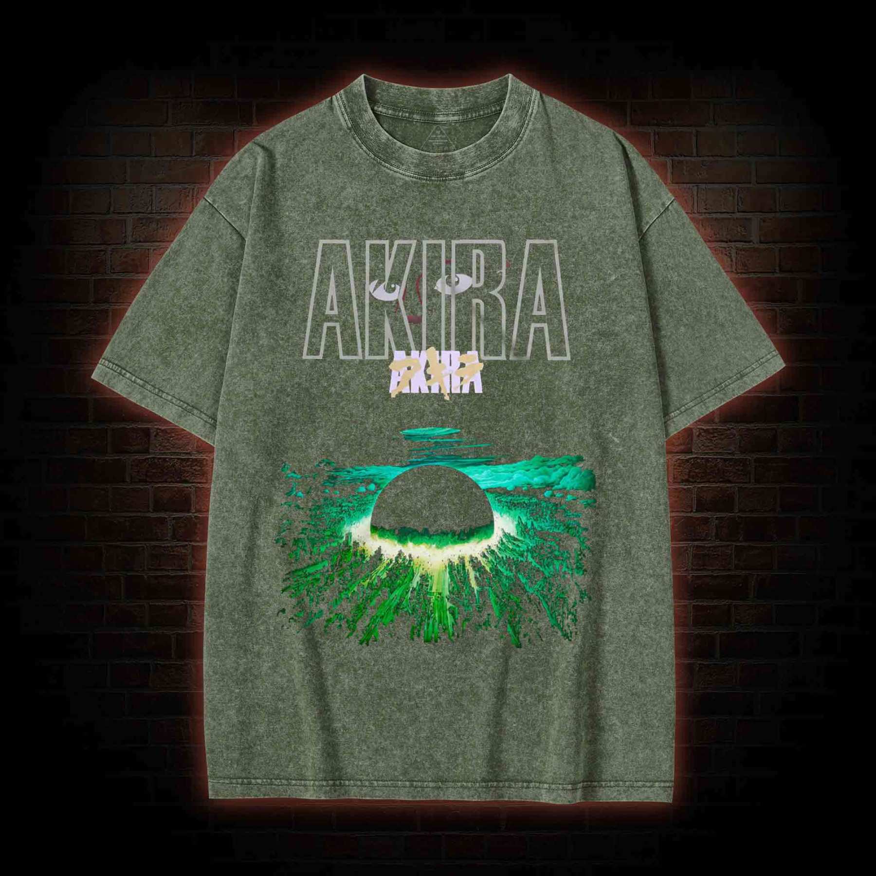 The Destruction of New Tokyo Washed T-shirt