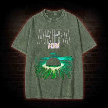 The Destruction of New Tokyo Washed T-shirt