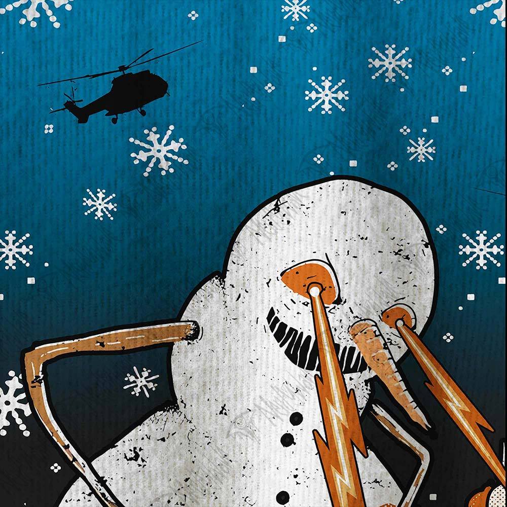 Evil Snowman Ugly Sweatshirts