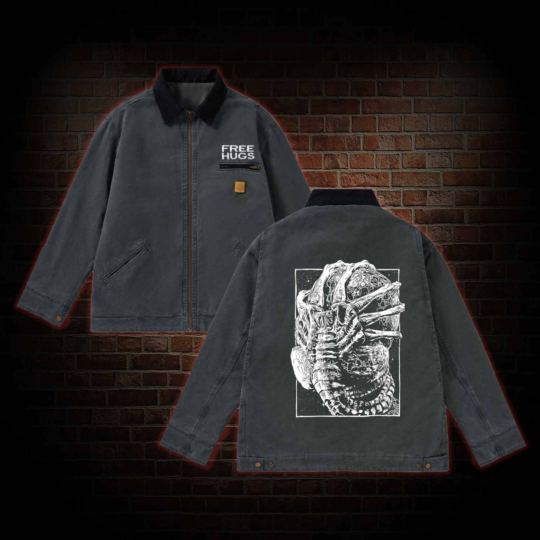 Alien Delivery Guy Vintage Classic Jacket